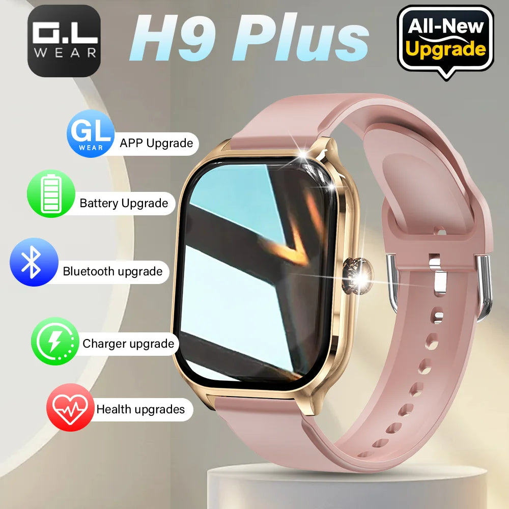 LAXASFIT H9 Smart Watch – Bluetooth Calls & Fitness Tracker