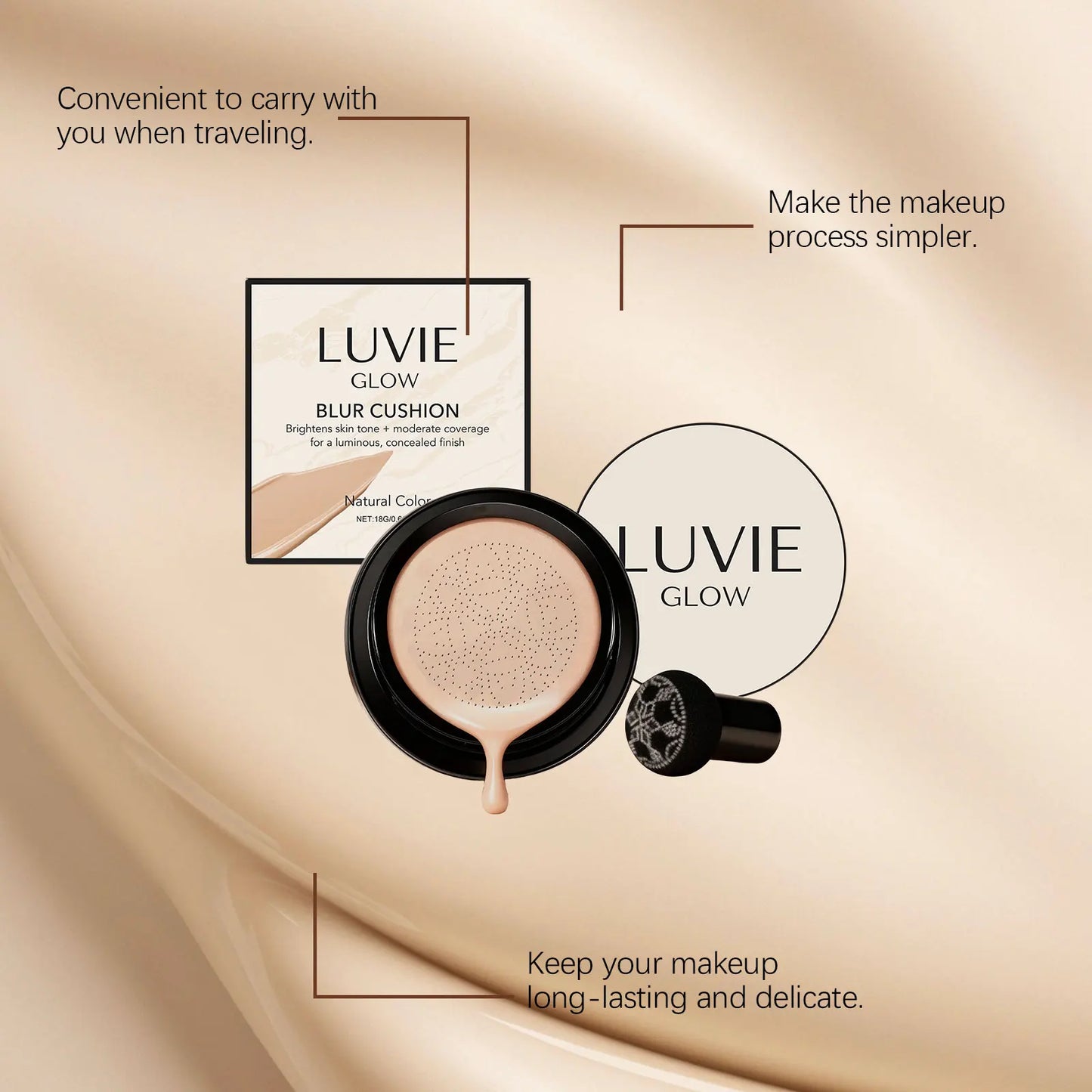 Mushroom Head Air Cushion CC Cream – Waterproof & Oil Control