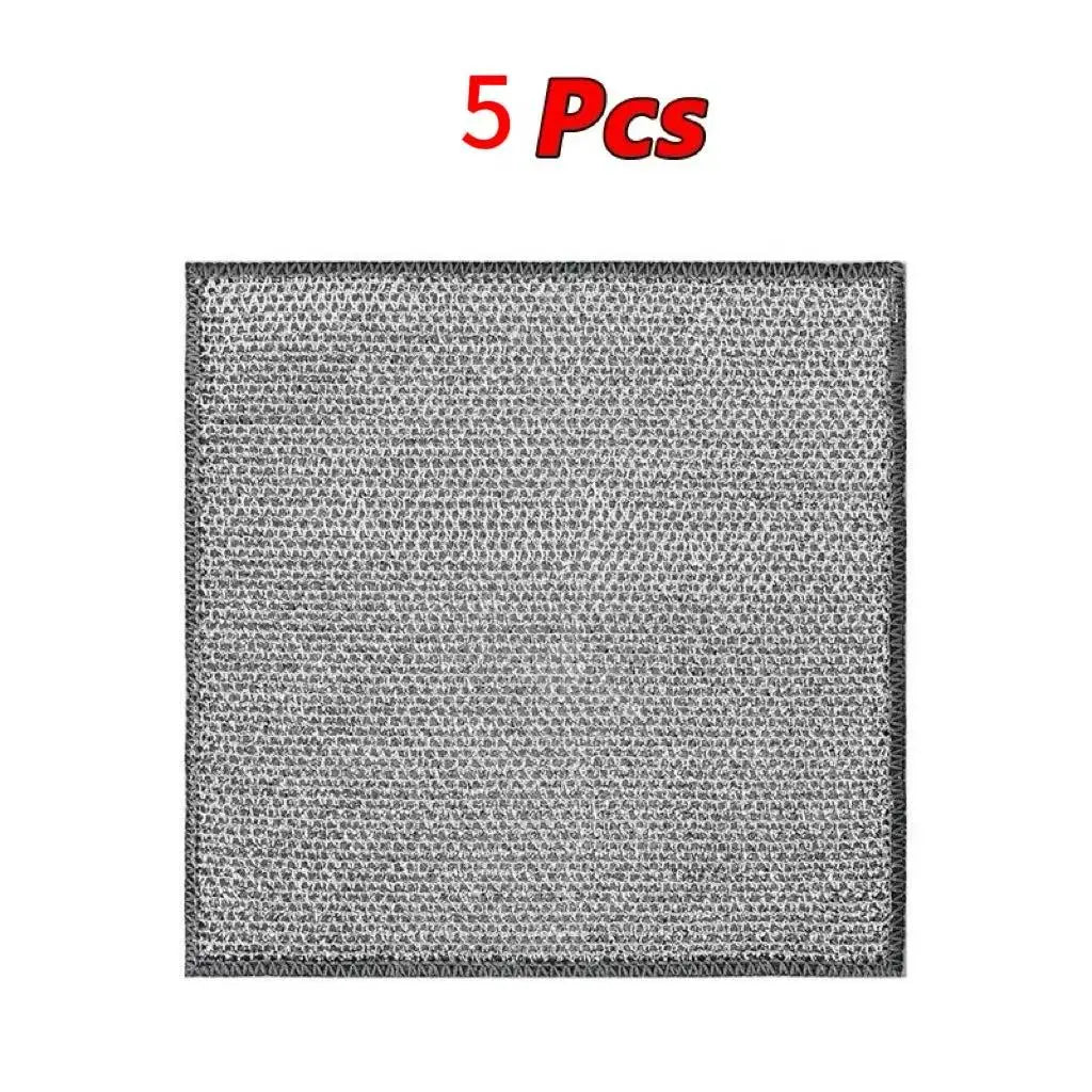 Non-Scratch Wire Dishcloth – Reusable Steel Wool Scrubber