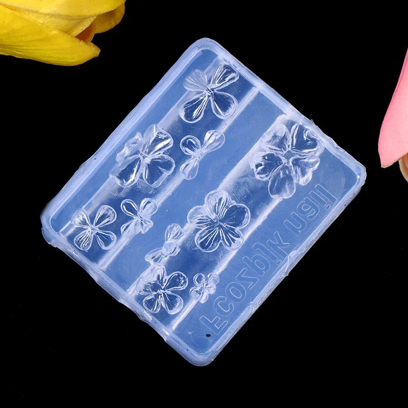 Nail Mold Silicone Nail Art Decorations DIY Flower Tulip Design Nail Art Template Stereoscopic Manicure Tools Peaceful Pleasures Health and Wellness