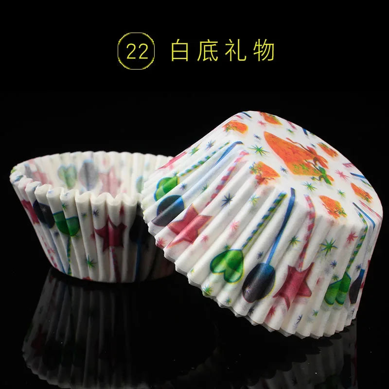 100-Piece Cupcake Molds Set – Chocolate Cup Baking Liners