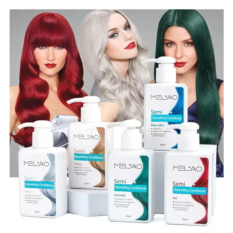 MELAO Hair Dye - Semi Permanent Hair Color Depositing Conditioner, Cruelty-free Peaceful Pleasures Health and Wellness