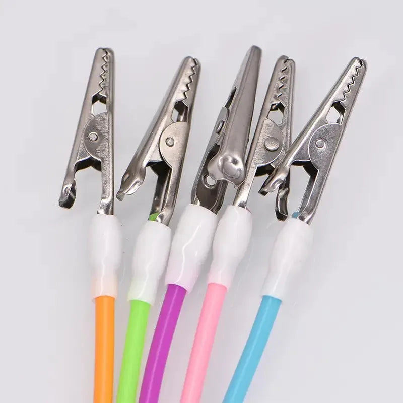 Dental Bib Clips – Flexible Multicolor Napkin Holder Clamps