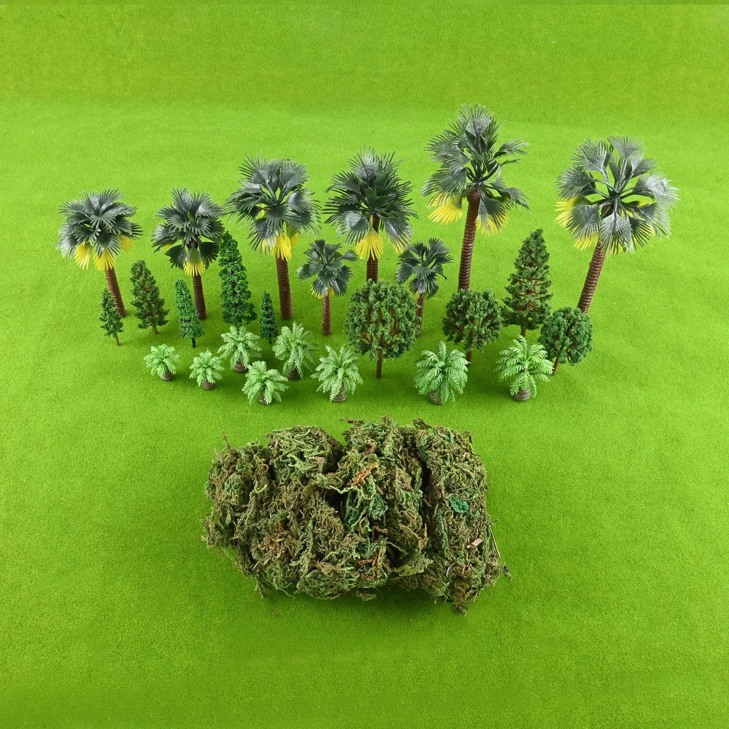 28Pcs Miniature Craft Trees Set – DIY Diorama & Model Landscape