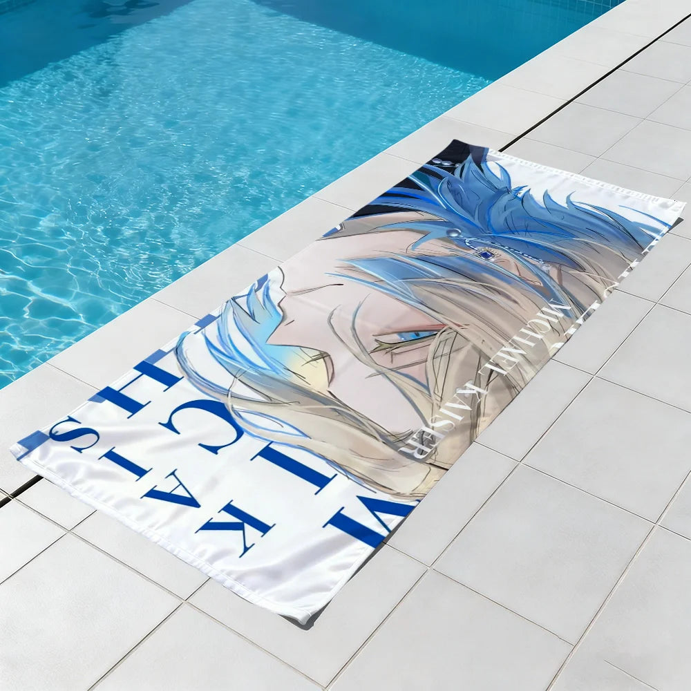 Blue Lock Anime Beach Towel | Quick Dry Soft Towel – 11 Sizes
