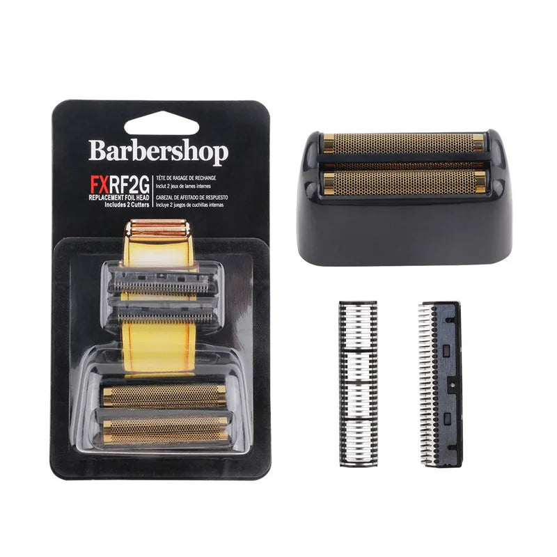 FXRF2 Professional Barber Shaver Double Replacement Foil And Blade Set For Babyliss Cordless Foil Shaver FXFS2 Peaceful Pleasures Health and Wellness black