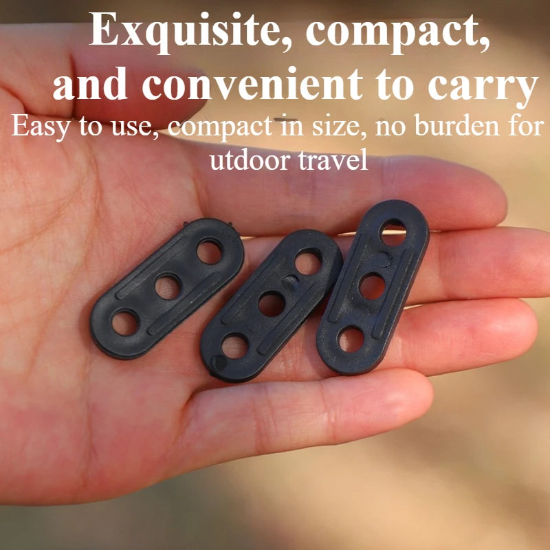 10-Pack Tent Rope Adjustment Buckles | Windproof Anti-Slip Tent Rope Buckles Peaceful Pleasures Health and Wellness