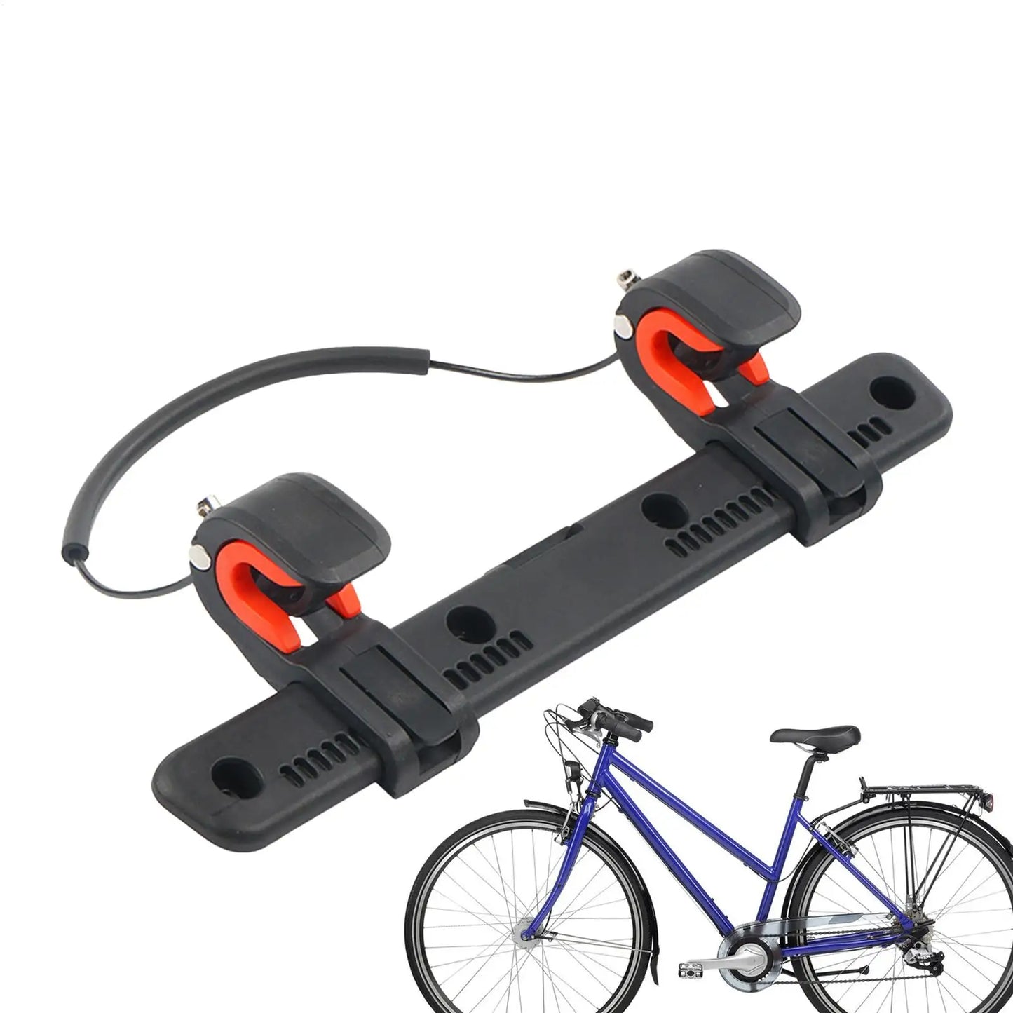 Bike & Motorcycle Pannier Rack Side Bag Buckle | Nylon Pannier Rack Buckle Peaceful Pleasures Health and Wellness