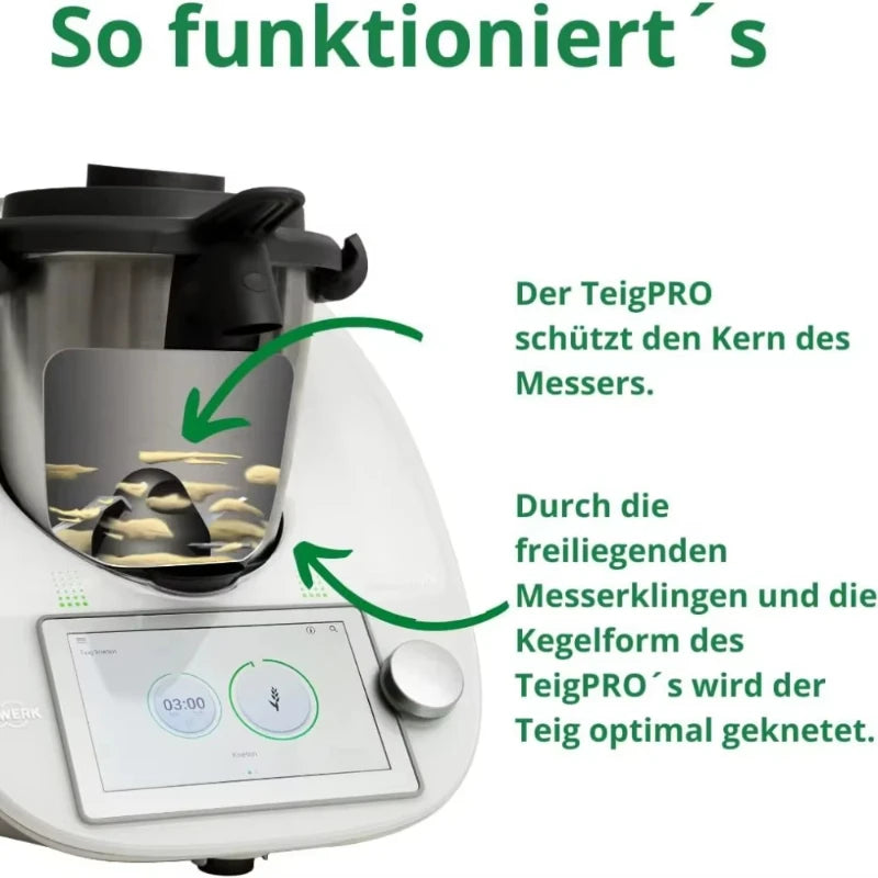 New Dough Avoider Protective Cover Mixer Blade Dough Kneading Head Seam Protections Accessories Applicable To Thermomix TM5 TM6 Peaceful Pleasures Health and Wellness