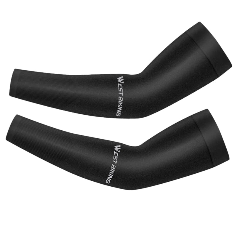 Cooling UV Protection Arm Sleeves for Men Women Summer Sunscreen Sunblock Cycling Running Fishing Driving Sport Cover Peaceful Pleasures Health and Wellness black One Size