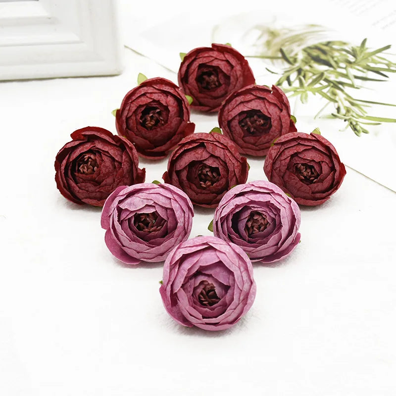 Silk Rose Tea Bud Artificial Flowers – Wedding & Home Decor