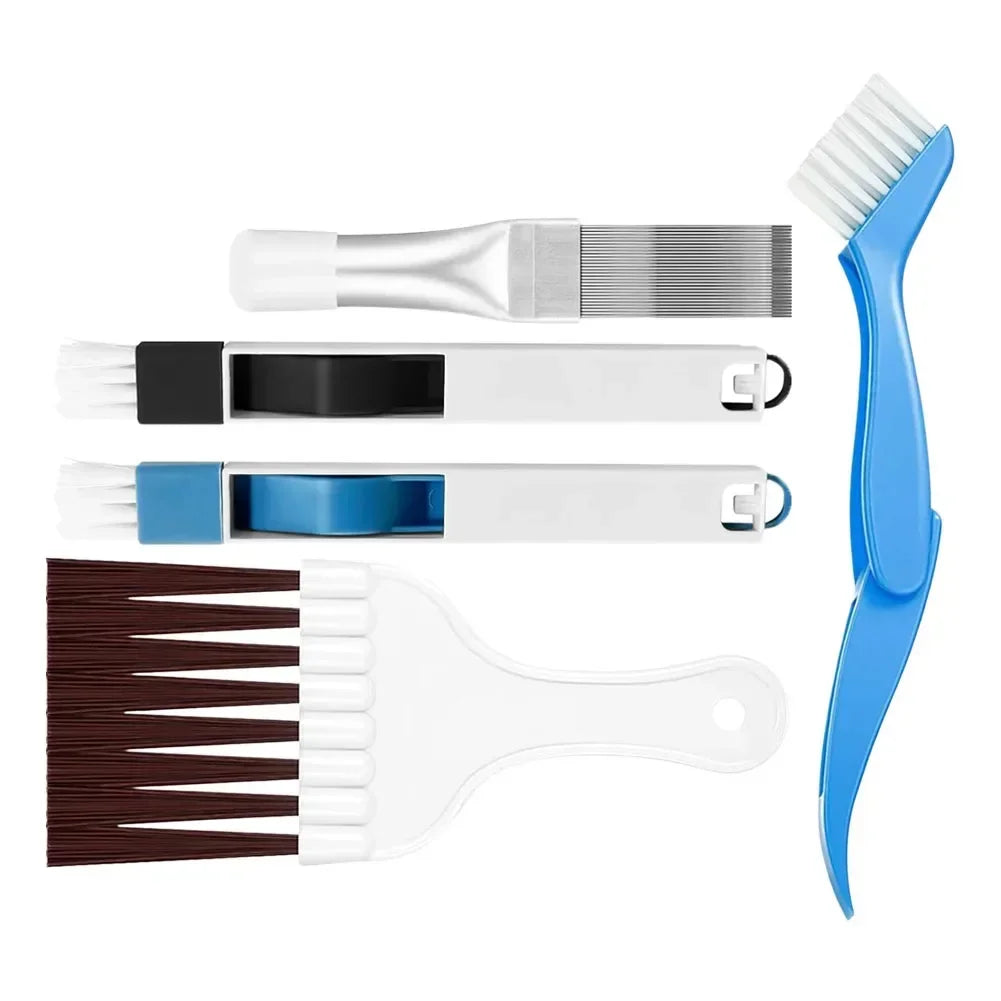 5-Piece AC & Refrigerator Cleaning Brush Set | Coil & Fin