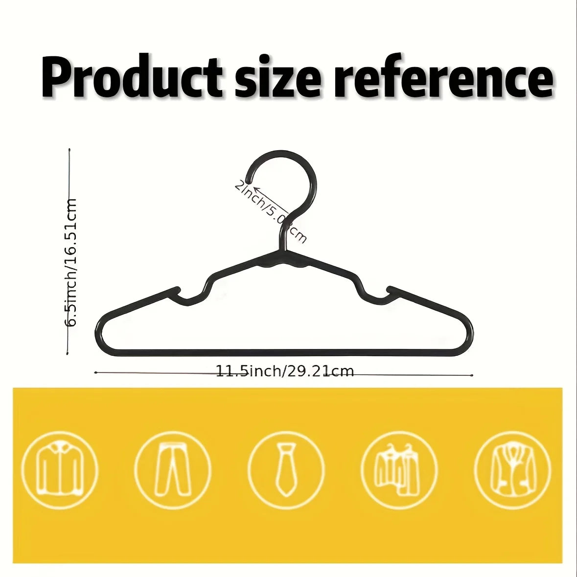 Non-Slip Plastic Clothes Hangers | Space Saving Heavy Duty Clothes Hangers Peaceful Pleasures Health and Wellness