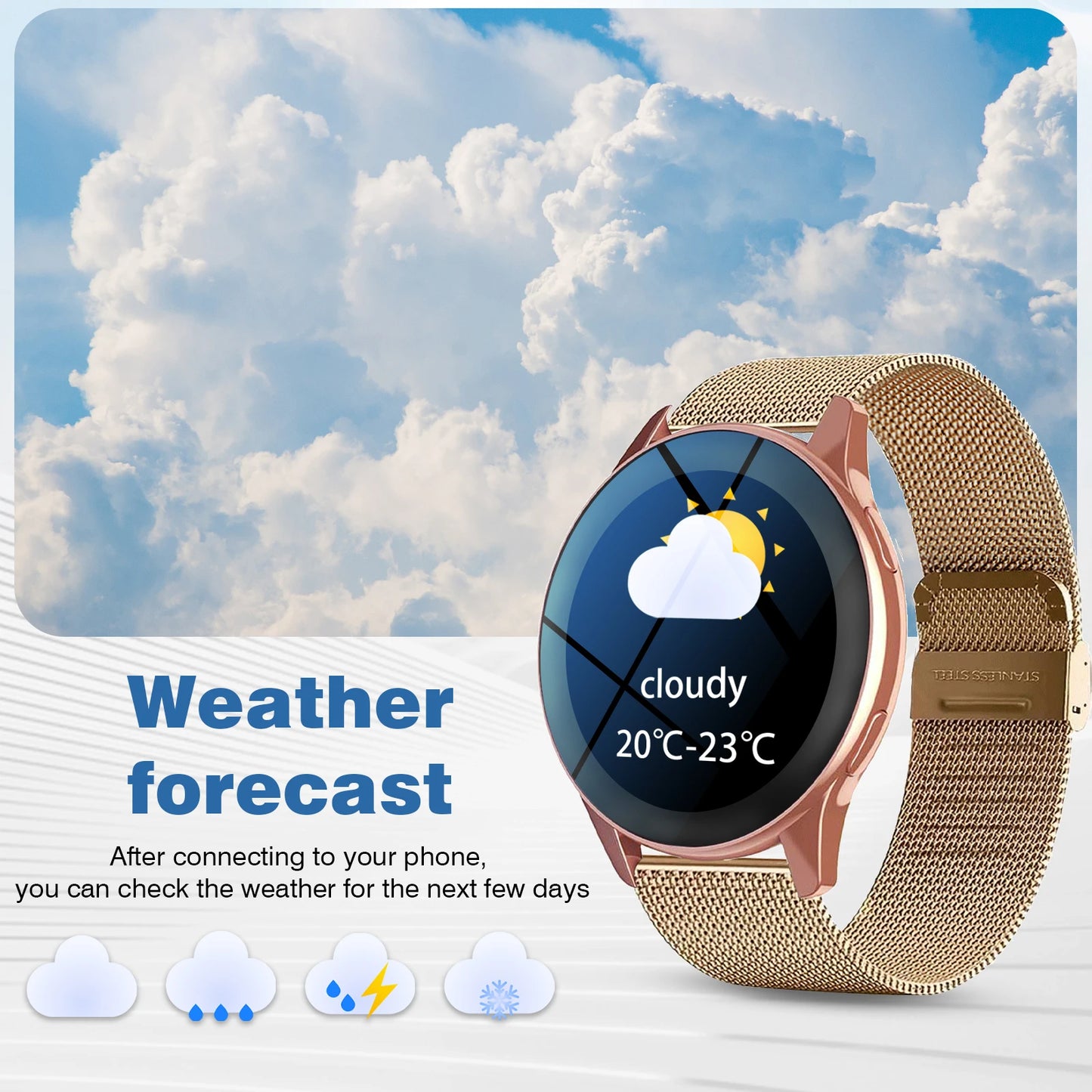 LOMAXFR T2 Pro 1.28" Smart Watch – Calls, Fitness & HD Display