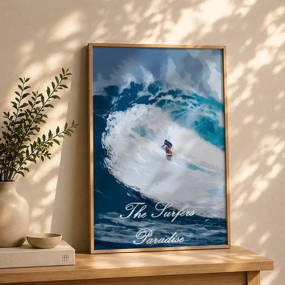 Scenery B-Beach Sea OceanS Poster HD Self Adhesive Waterproof Wall Art Ideal for Home Office Dorm Bedroom Great Gift Peaceful Pleasures Health and Wellness White1 30X40cmNoframe