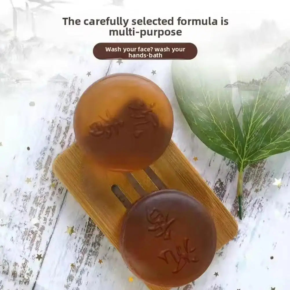 Agarwood & Sandalwood Essential Oil Soap – 100g Bar Peaceful Pleasures Health and Wellness