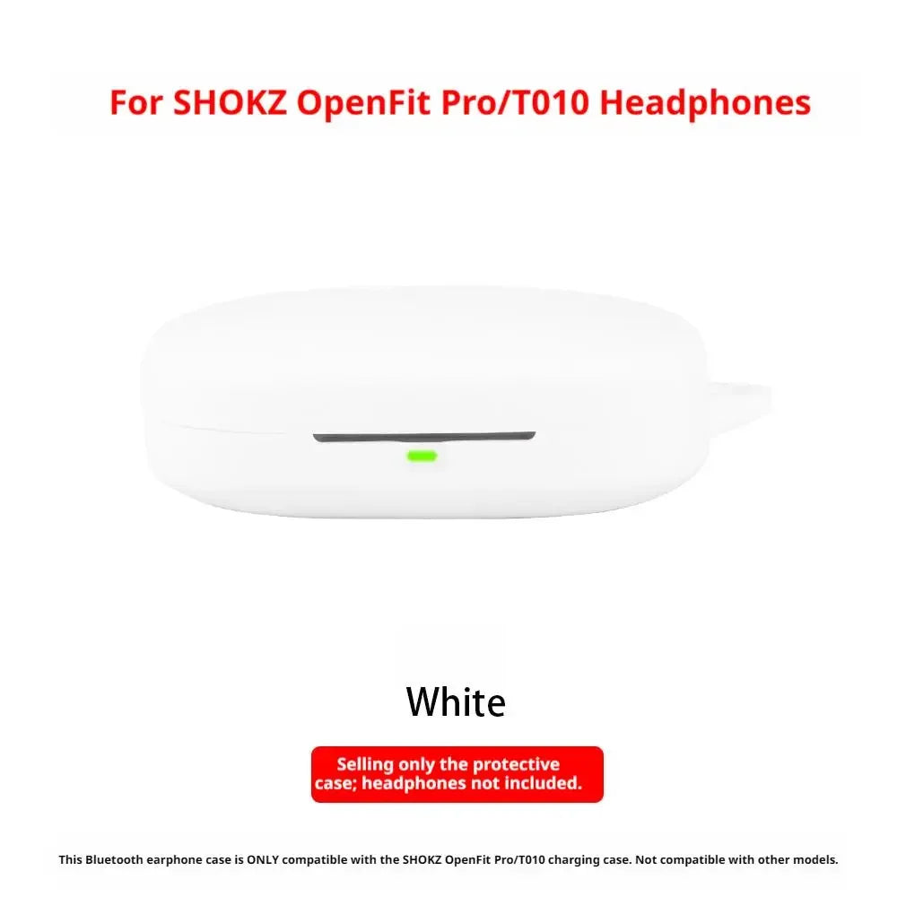Silicone Protective Case for SHOKZ OpenFit Pro T010 Wireless Headphone Protector Case Cover Shell Housing Anti-dust Sleeve Peaceful Pleasures Health and Wellness 05