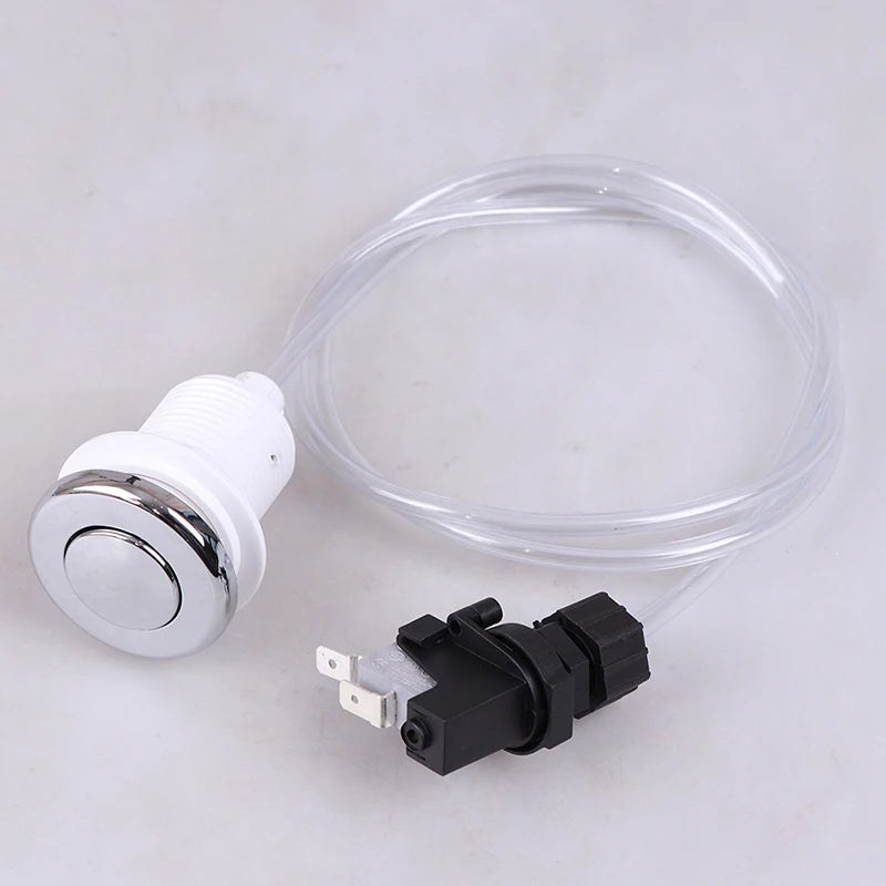 New 16A Push Air Button Switch Food Waste Disposal Bathtub Massage Chair Switch Peaceful Pleasures Health and Wellness