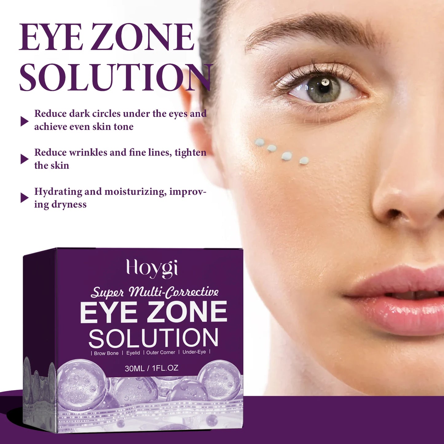 Hoygi Eye Cream – Bags, Dark Circles, Puffiness & Wrinkles 30ml