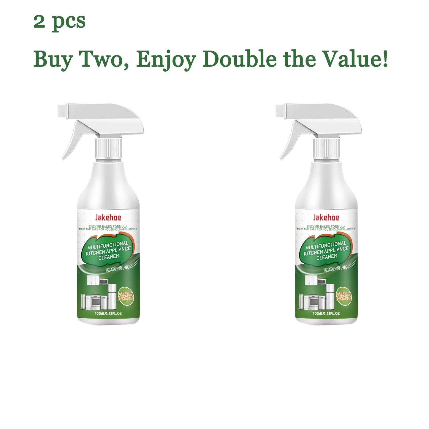 JAKEHOE 100ml Kitchen Degreaser Spray – Heavy Duty Cookware Cleaner