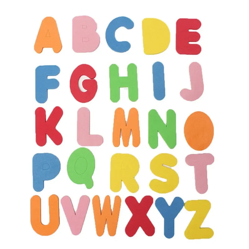 36-Piece Kids Alphanumeric Bath Puzzle Set | EVA Letters & Numbers