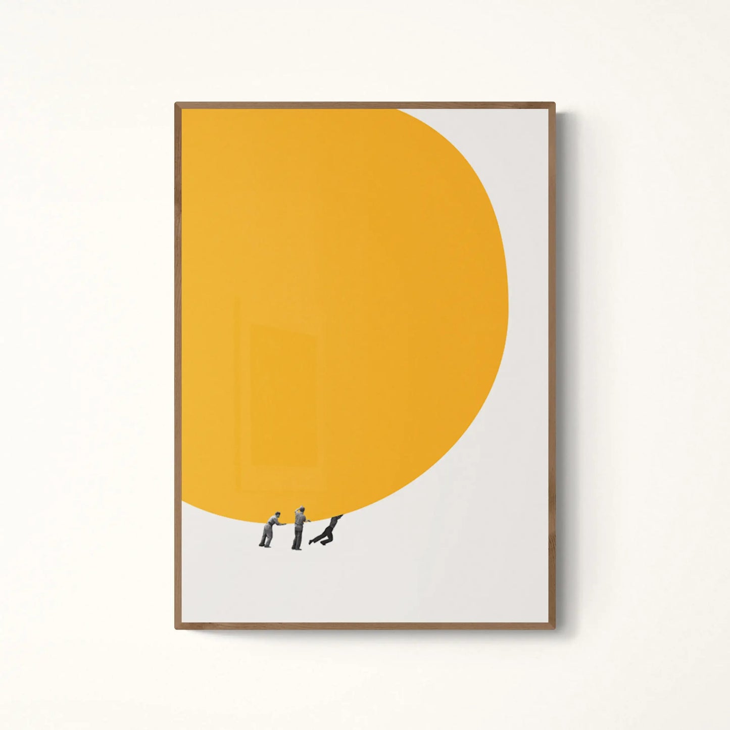 Abstract Modern People Philosophy Canvas Wall Art Print | Decor