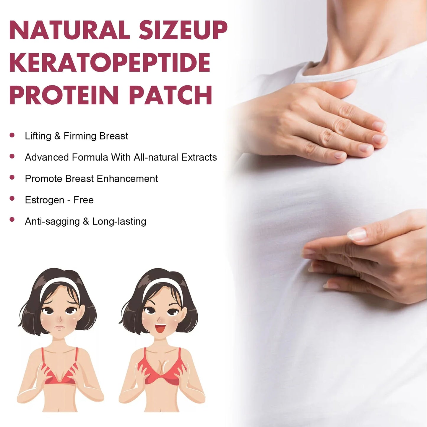 Eelhoe Breast Firming & Lifting Patch – Fuller, Toned Look