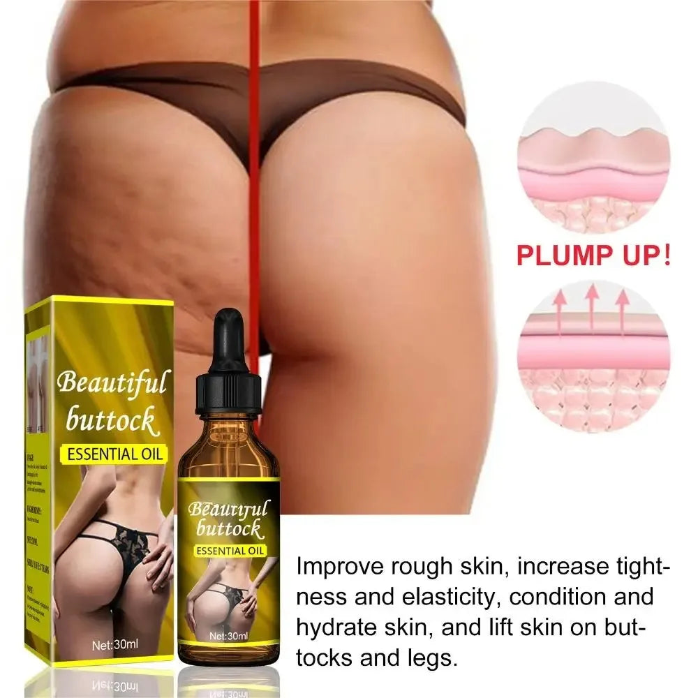 Buttock Essential Oil Highlighting Buttock Curve Firming Lifting Plumping Buttocks Nourishing Massage Treatment Oil Peaceful Pleasures Health and Wellness