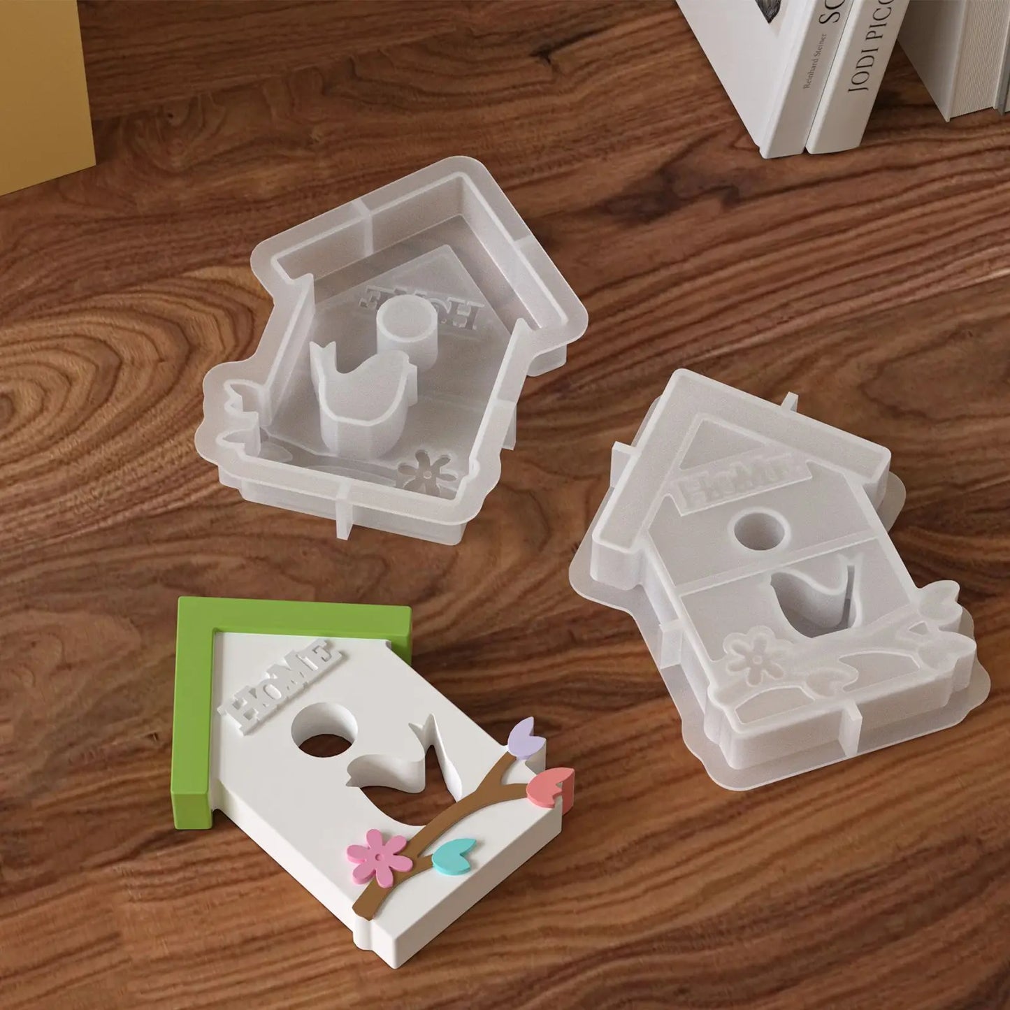 Easter Birdhouse Silicone Mold – Candle Resin & Plaster DIY