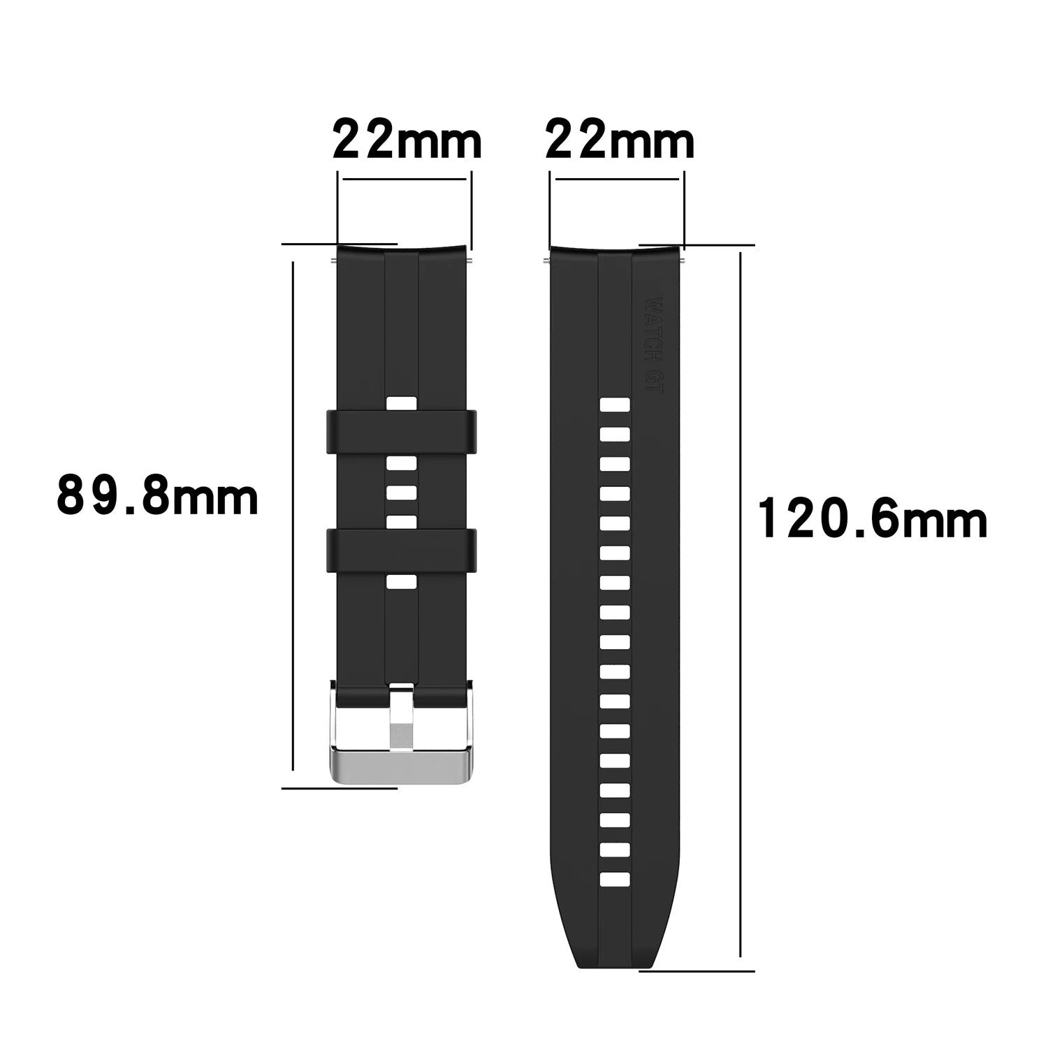 22mm Silicone Watch Band for Huawei GT2 Pro GT3 Samsung Peaceful Pleasures Health and Wellness