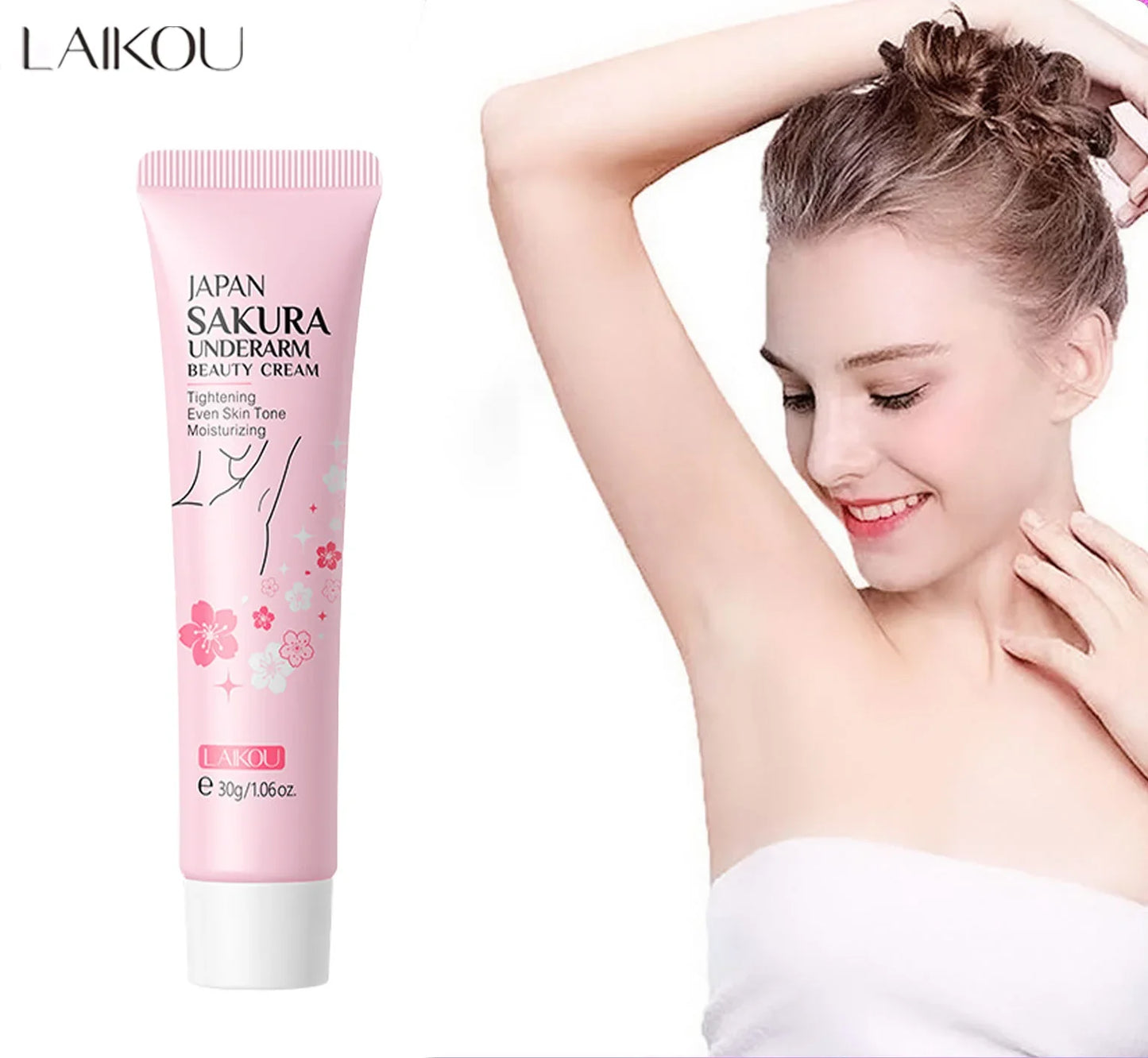 Laikou Sakura Underarm Brightening Cream – Dark Skin 30g