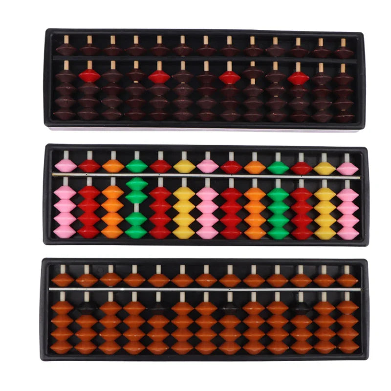 13-Column Abacus Soroban – Portable Kids Math Learning Tool