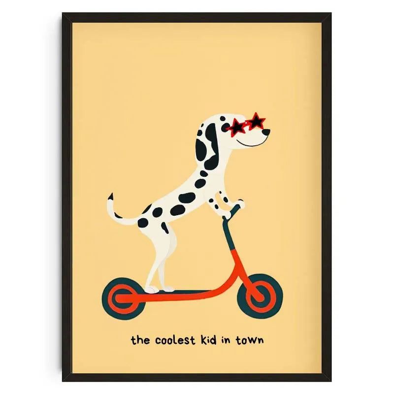 Nordic Animal Canvas Wall Art – Bunny Bear Goose Kids Room
