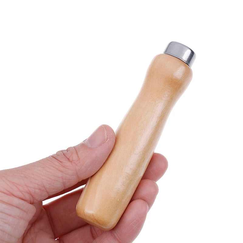 3Pcs 3/10mm Wooden File Handle Hardware File Handle Woodworking Polishing Tools Replacement Accessories Peaceful Pleasures Health and Wellness