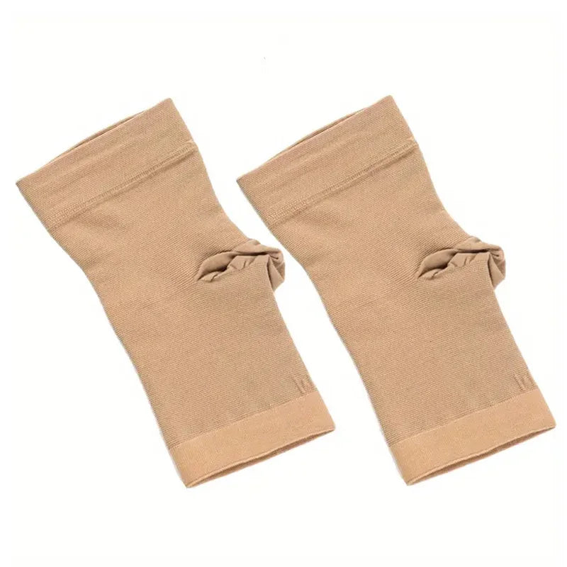 1 Pair Of Ultra-thin High Elastic Sports Ankle Protector, Basketball Dance Fitness Ankle Protector Anti-sprain Ankle Protector Peaceful Pleasures Health and Wellness Beige L