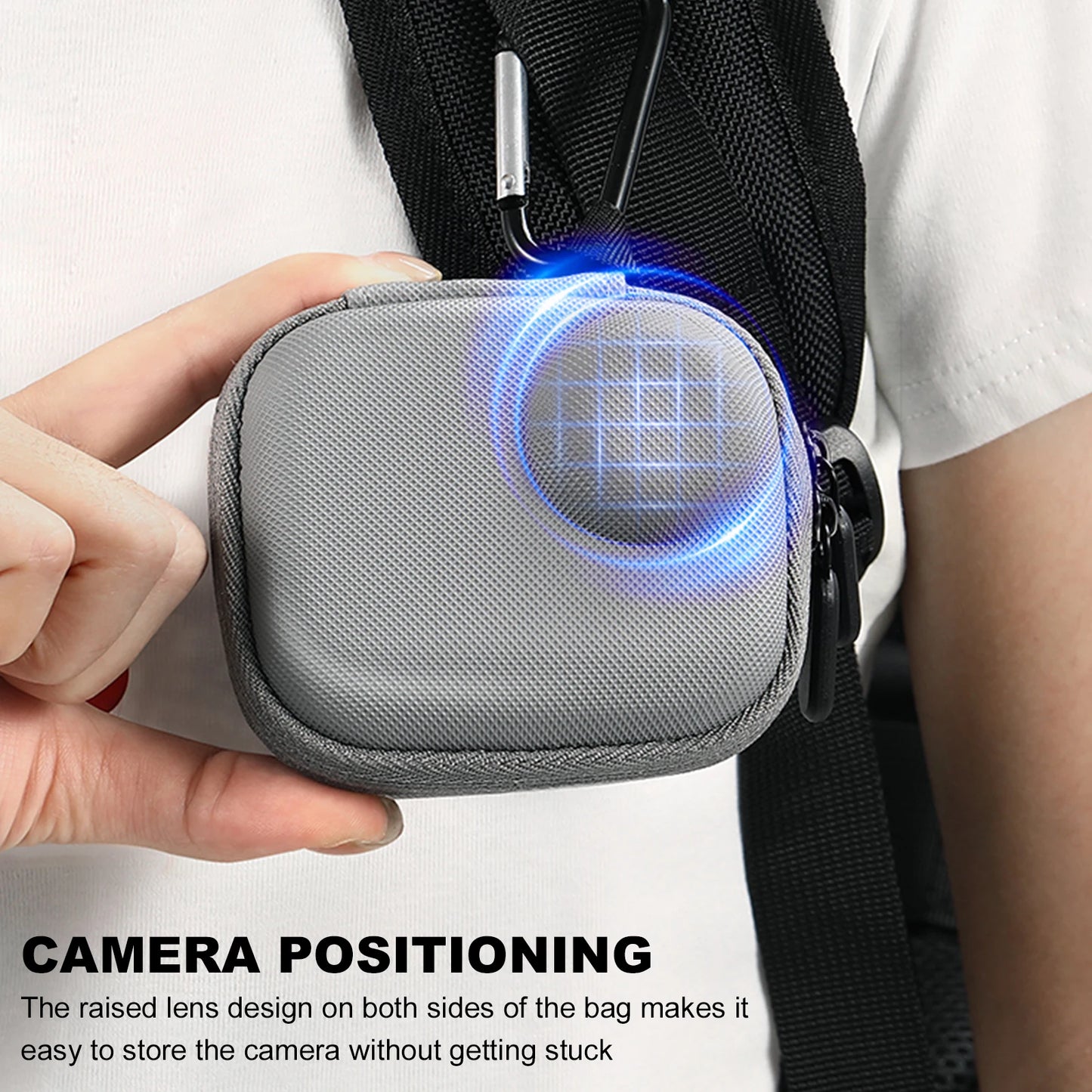 Portable Camera Storage Bag For Insta360 GO Ultra Dustproof Anti-lost Protective Case EVA Shockproof Cover For Insta360 GO Ultra Peaceful Pleasures Health and Wellness