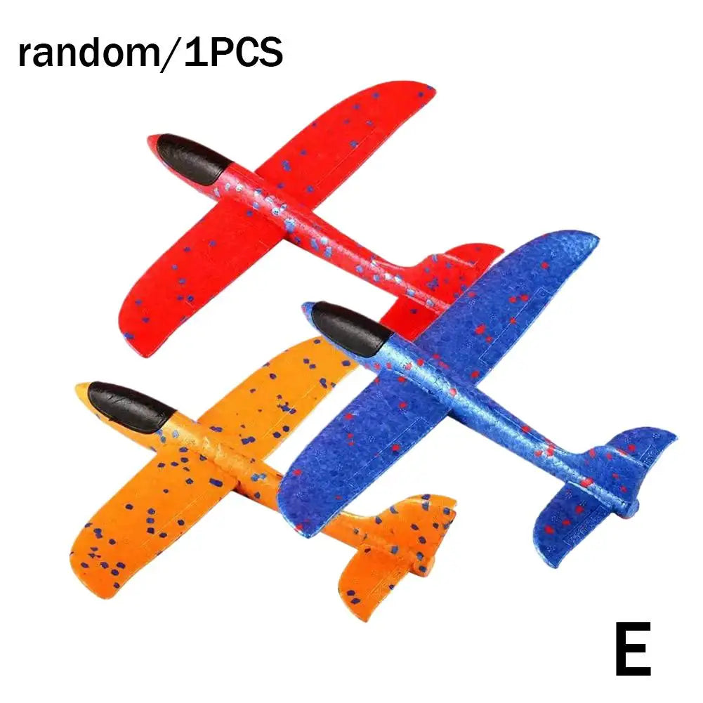 Kids Foam Glider Plane Launcher Toy | Outdoor Flying Fun Foam Glider Launcher Peaceful Pleasures Health and Wellness E
