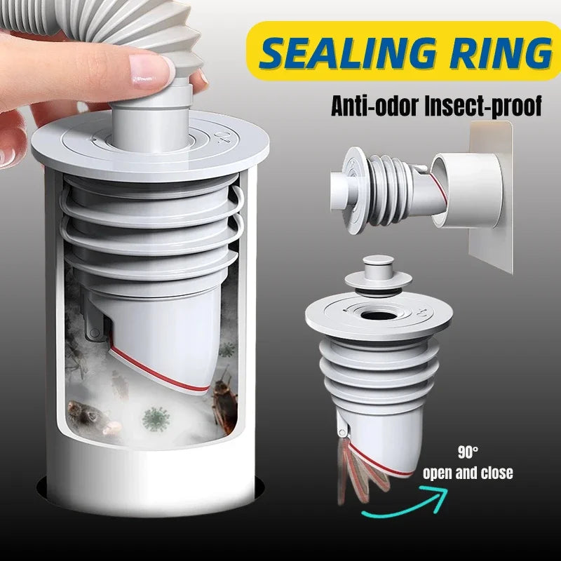 Silicone Floor Drain Seal – Anti-Odor Sewer Pipe Sealing Ring