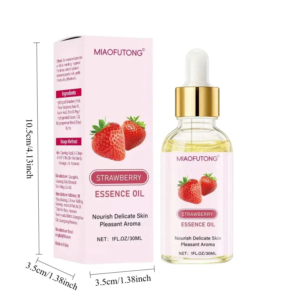 Strawberry Body Massage Oil – Firming & Deep Moisturizing