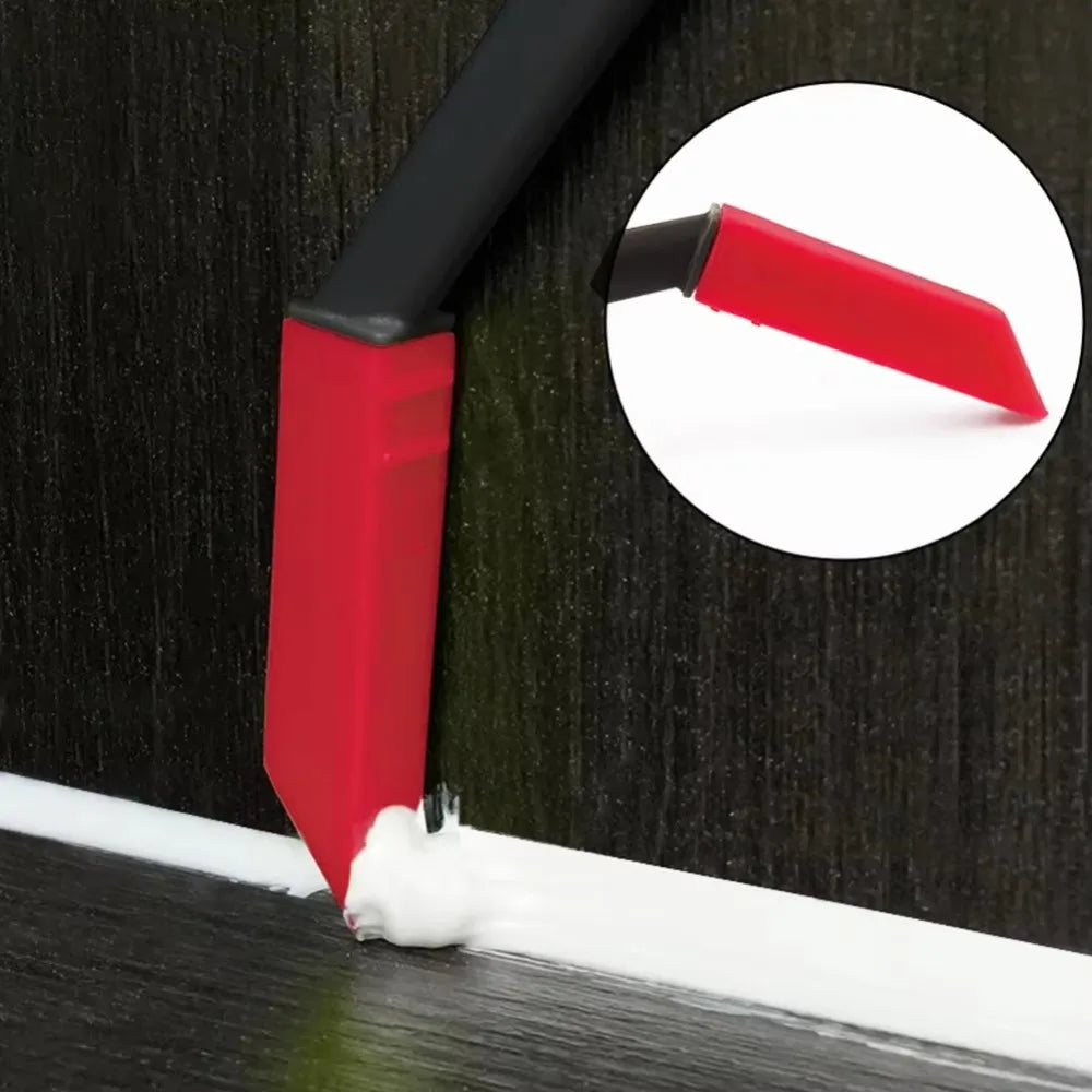 Multi-Angle Caulk Scraper & Sealant Spatula Kit | Tile & Grout