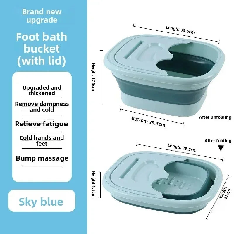Foldable Foot Bath Tub – Portable Collapsible Basin for Travel
