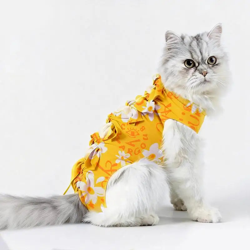 Cat Recovery Suit – Post-Op Anti-Licking Protective Clothing