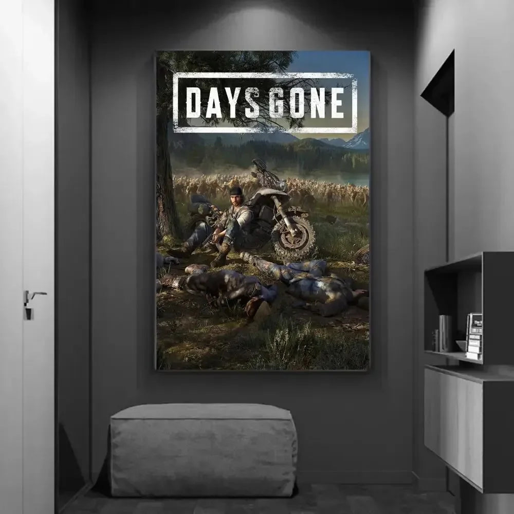Days Gone Canvas Painting Prints & Posters HD Quality Wall Art for Study Living Room Bedroom Home Decor Peaceful Pleasures Health and Wellness 4 20x30cm Unframed