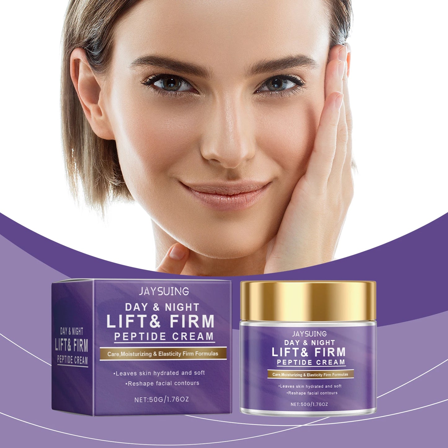 Day Night Care Face Cream Moisturizing Reduce Fine Lines Repair Barriers Increase Skin Elasticity Hyaluronic Acid Facial Cream Peaceful Pleasures Health and Wellness