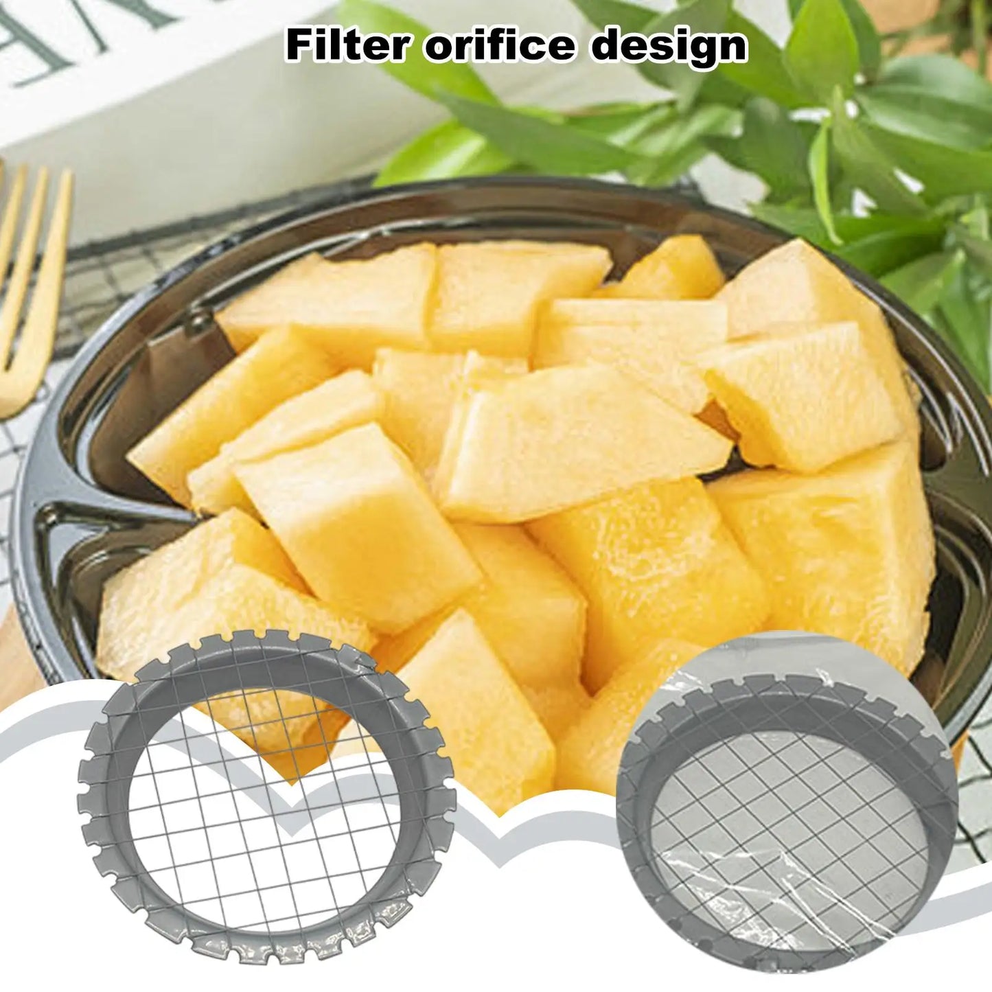 Stainless Steel Egg & Vegetable Grid Slicer | Non-Slip Chopper
