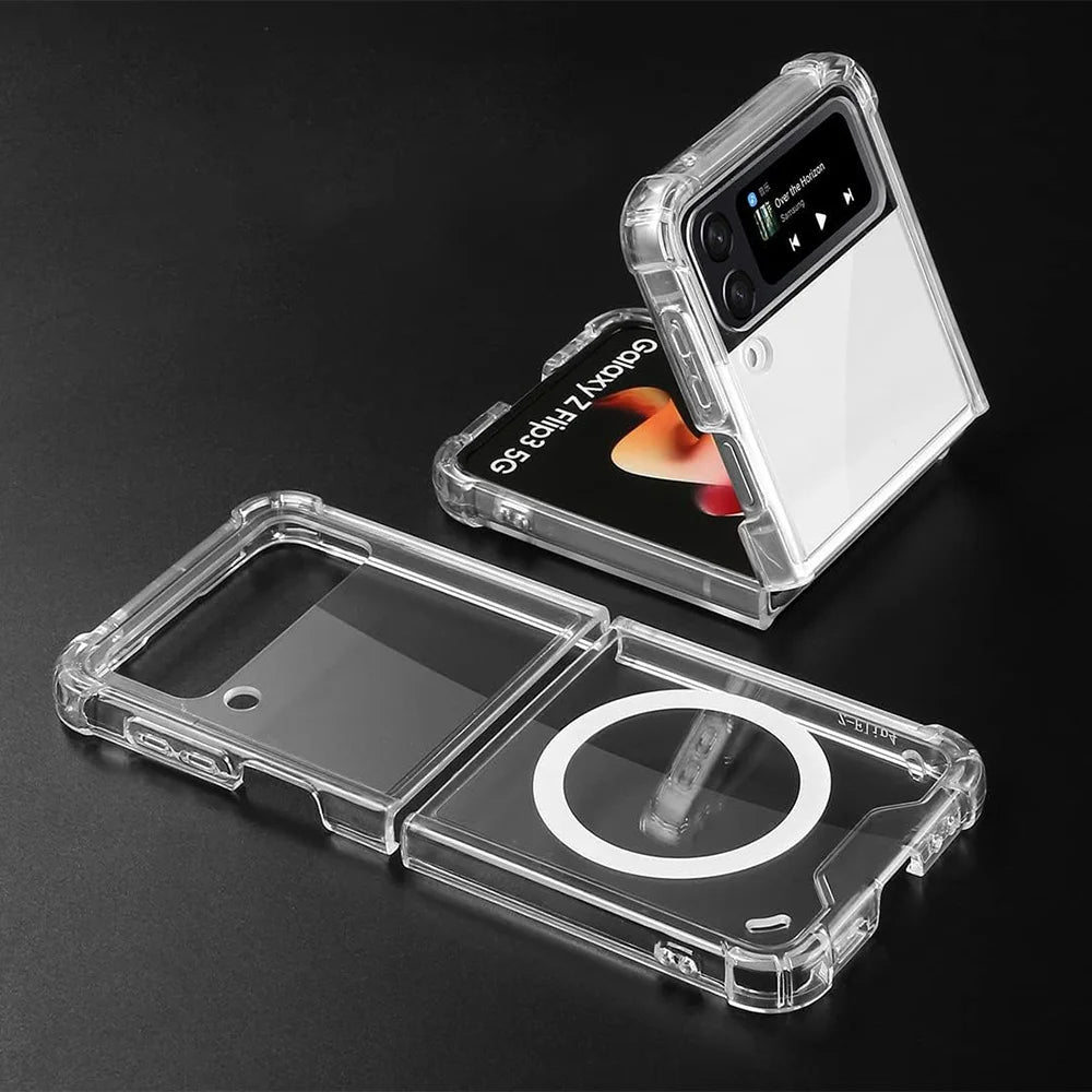 Magnetic Transparent MagSafe Case – Samsung Galaxy Z Flip 3/4/5