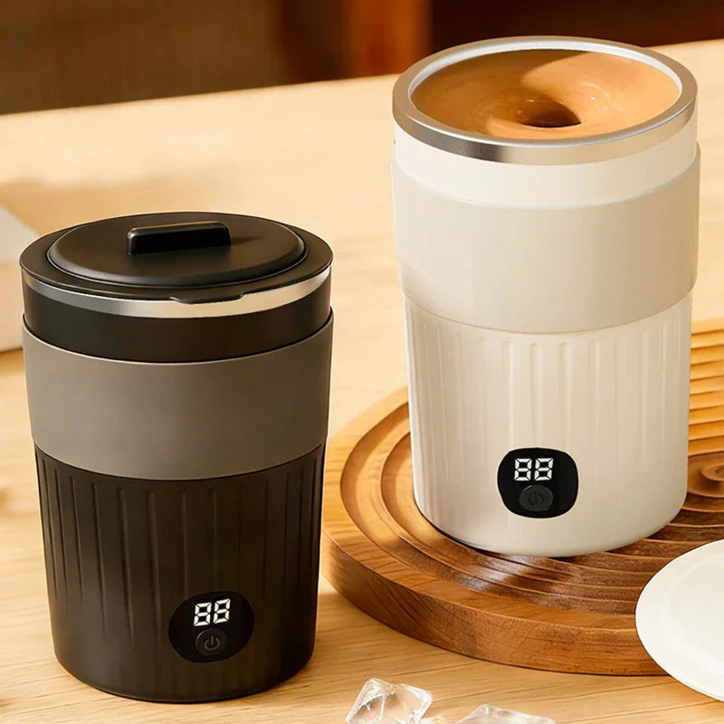 Smart Self-Stirring Cup 300ml USB Rechargeable Temp Display