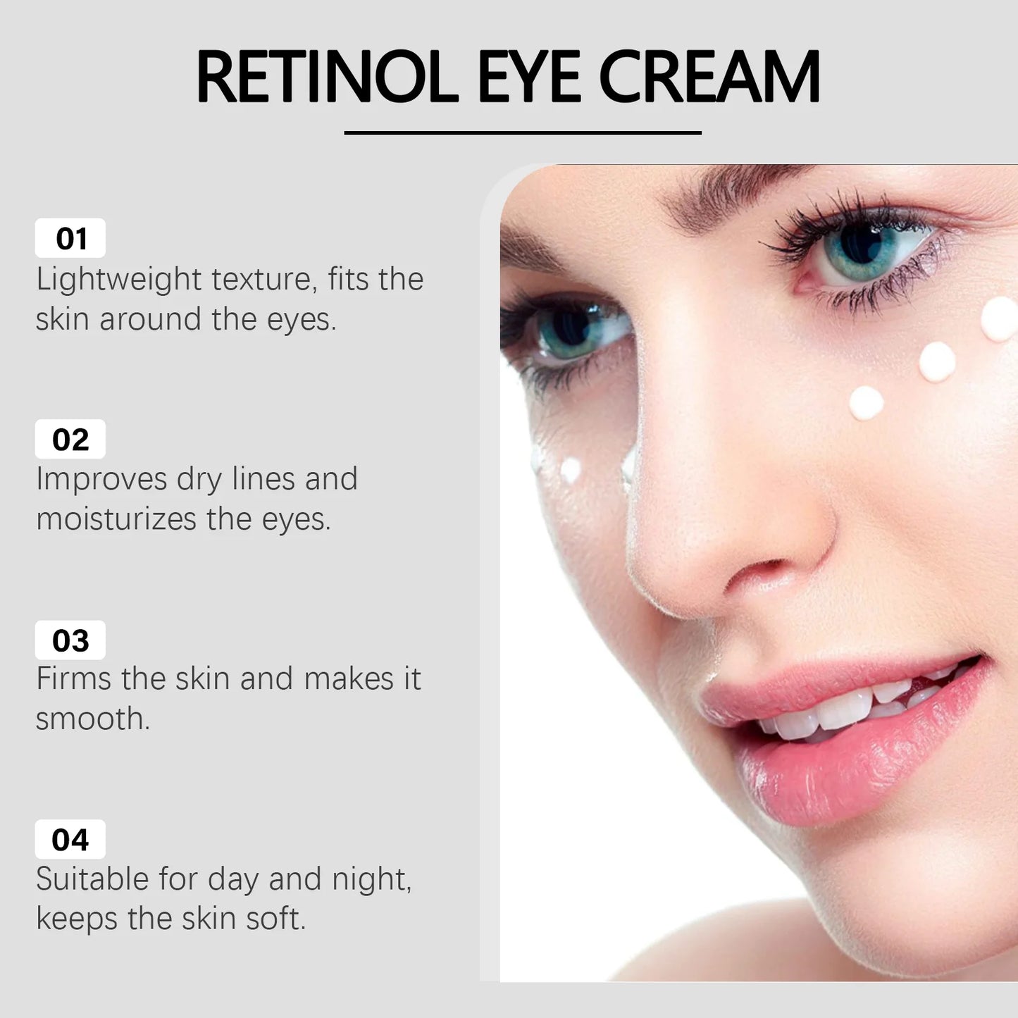 Jaysuing Retinol Roller Eye Cream | Depuff, Brighten & Firm
