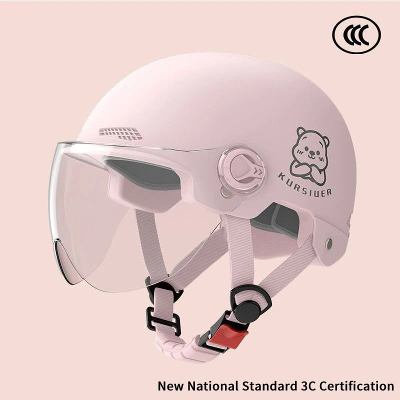 3C Certified E-Bike Half Helmet with HD Glasses | Unisex