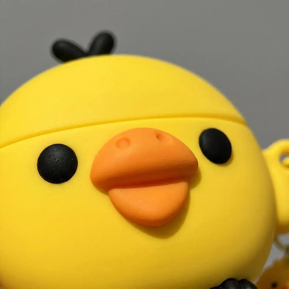 Yellow Chick Design Bluetooth Headset Protective Cover For AirPods Pro3 Light Protable Soft Silicone Earphones Protective Case Peaceful Pleasures Health and Wellness